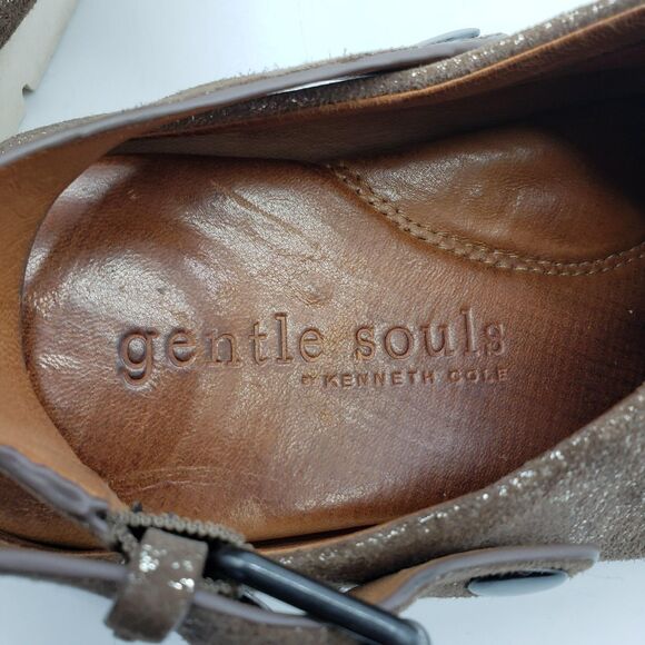 Gentle Souls Kenneth Cole Shoe Women US 9.5 Metallic Brown ESTHER Mule Slingback - Picture 7 of 13
